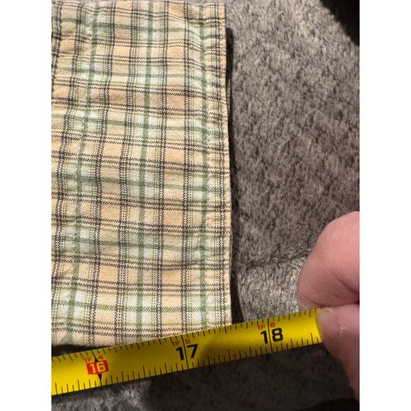 Woolrich Flannel Button Down Shirt Men's Size Small Long Sleeve Brown Plaid - Picture 5 of 5